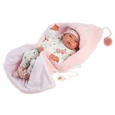 Llorens 73886 NEW BORN HOLIKA - realistick bbika bbtko s celovinylovm telom 40 cm